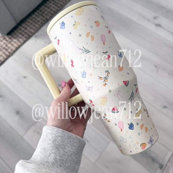 “Berries and Cream" Acta HydroJug 40 oz Traveler Tumbler - Limited Edition - Picture 11 of 12